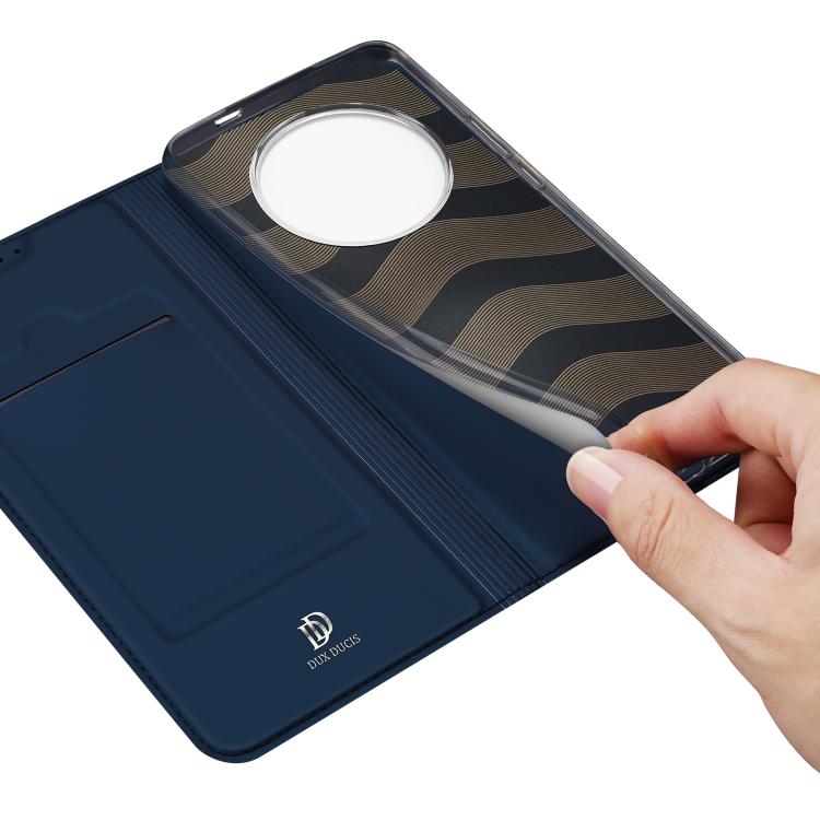 For Honor Magic7 Lite / X9c DUX DUCIS Skin Pro Series Flip Leather Phone Case(Blue) - Honor Cases by DUX DUCIS | Online Shopping UK | buy2fix