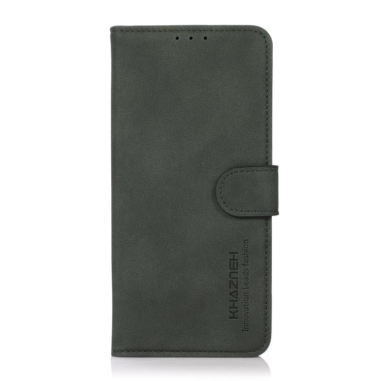 For iPhone 17 Pro Max KHAZNEH Matte Texture Leather Phone Case(Green) - iPhone 17 Pro Max Cases by buy2fix | Online Shopping UK | buy2fix