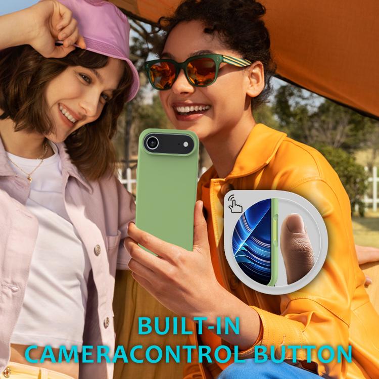For iPhone Air Solid Color Silicone Phone Case(Mint Green) - iPhone Air Cases by buy2fix | Online Shopping UK | buy2fix
