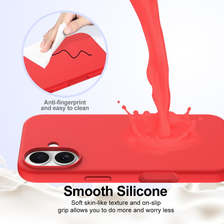 For iPhone 17 Shockproof Silicone Magsafe Phone Case(Red) - iPhone 17 Cases by buy2fix | Online Shopping UK | buy2fix