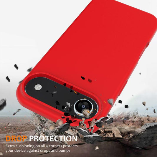 For iPhone Air Shockproof Silicone Magsafe Phone Case(Red) - iPhone Air Cases by buy2fix | Online Shopping UK | buy2fix