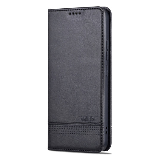 For Xiaomi 14 Pro AZNS Magnetic Calf Texture Flip Leather Phone Case(Black) by AZNS