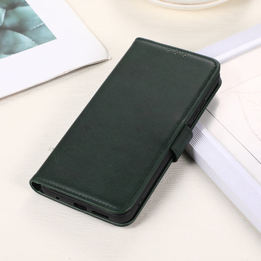 For OnePlus 13 Cow Texture Leather Phone Case(Green) by buy2fix