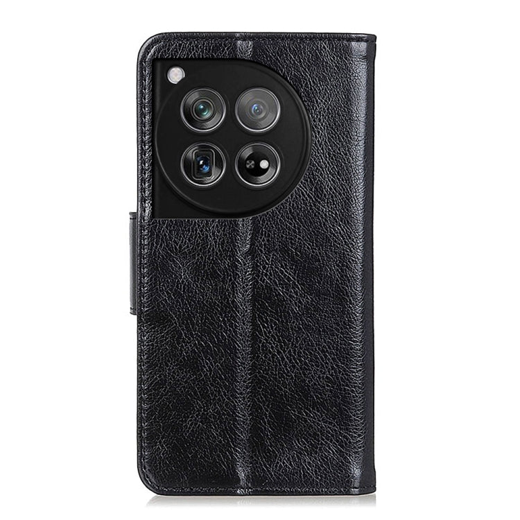 For OnePlus 12 Nappa Texture Leather Phone Case(Black) - OnePlus Cases by buy2fix | Online Shopping UK | buy2fix