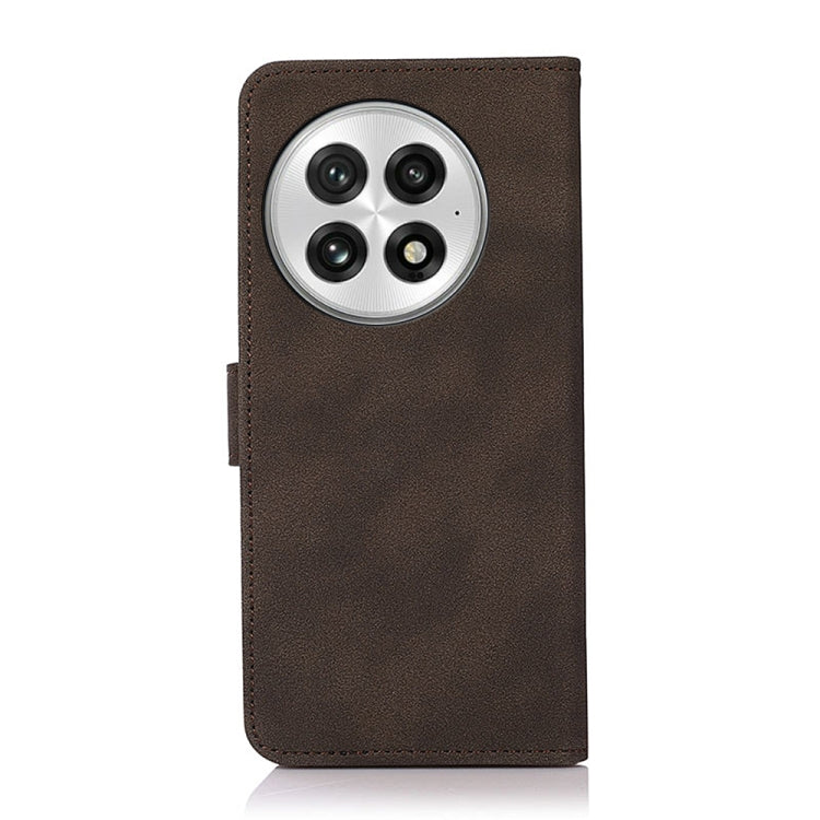 For OnePlus 13 KHAZNEH Matte Texture Leather Phone Case(Brown) - OnePlus Cases by buy2fix | Online Shopping UK | buy2fix
