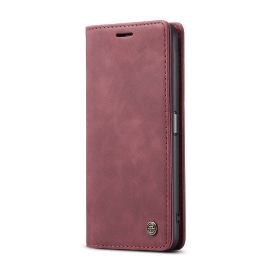 For OPPO A58 5G / A58X 5G CaseMe 013 Multifunctional Horizontal Flip Leather Phone Case(Wine Red) by CaseMe