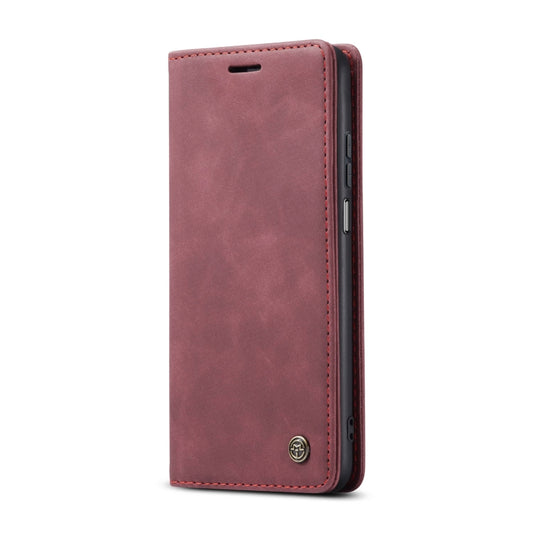 For Realme 10 Pro 5G CaseMe 013 Multifunctional Horizontal Flip Leather Phone Case(Wine Red) by CaseMe