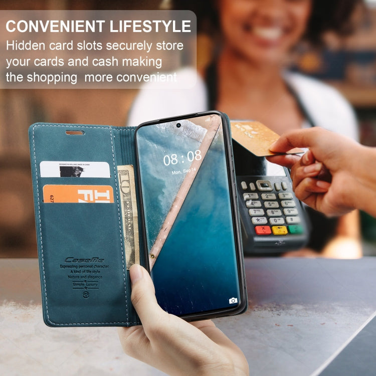 For Realme 11 Pro/Realme 11 Pro+ CaseMe 013 Multifunctional Horizontal Flip Leather Phone Case(Blue) - Realme Cases by CaseMe | Online Shopping UK | buy2fix