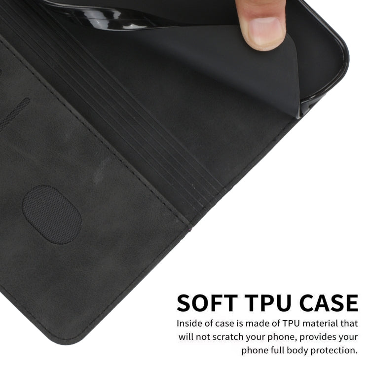 For Xiaomi Redmi Note 13 pro+ Diamond Splicing Skin Feel Magnetic Leather Phone Case(Black) - Xiaomi Cases by buy2fix | Online Shopping UK | buy2fix