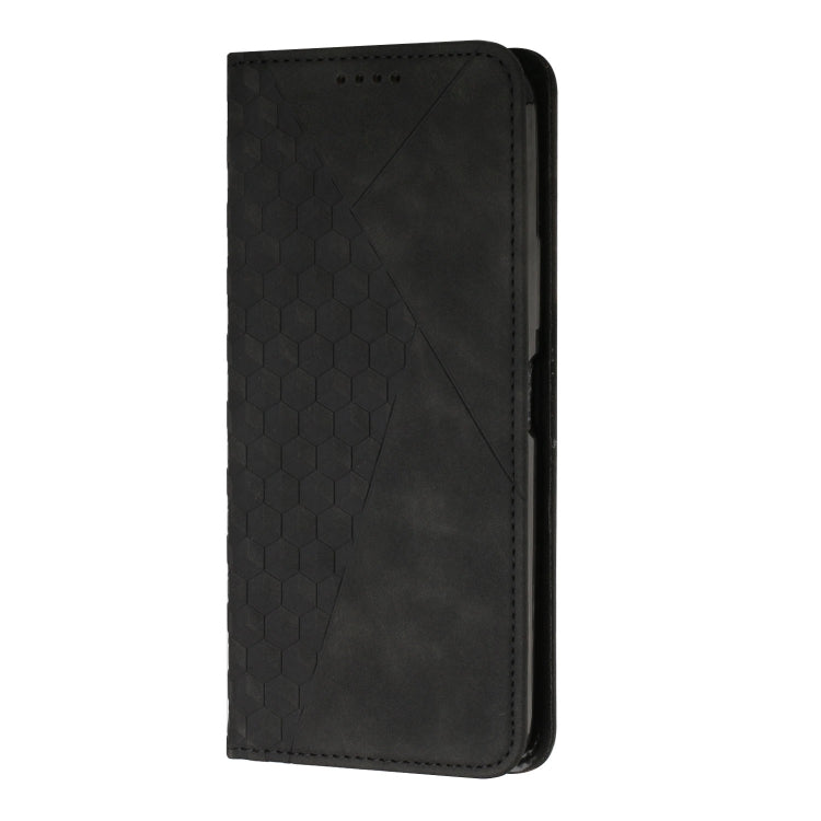 For Xiaomi Redmi K70E Diamond Splicing Skin Feel Magnetic Leather Phone Case(Black) - Xiaomi Cases by buy2fix | Online Shopping UK | buy2fix