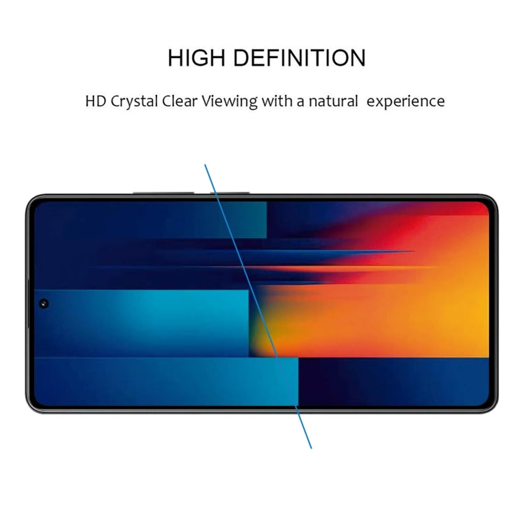 For Xiaomi Poco M6 Pro 4G 9H HD 3D Curved Edge Tempered Glass Film(Black) - by buy2fix | Online Shopping UK | buy2fix