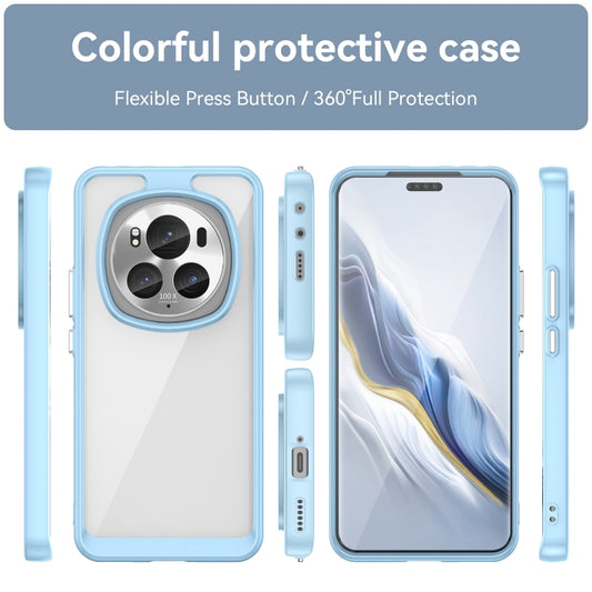 For Honor Magic6 Pro 5G Colorful Series Acrylic Hybrid TPU Phone Case(Blue) by buy2fix