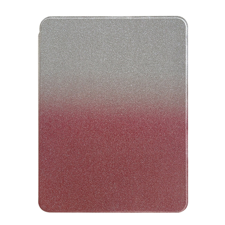 For iPad Pro 12.9 2022 / 2021 / 2020 Gradient Glitter Magnetic Split Leather Tablet Case(Pink) - iPad Pro 12.9 (2022/2021) Cases by buy2fix | Online Shopping UK | buy2fix