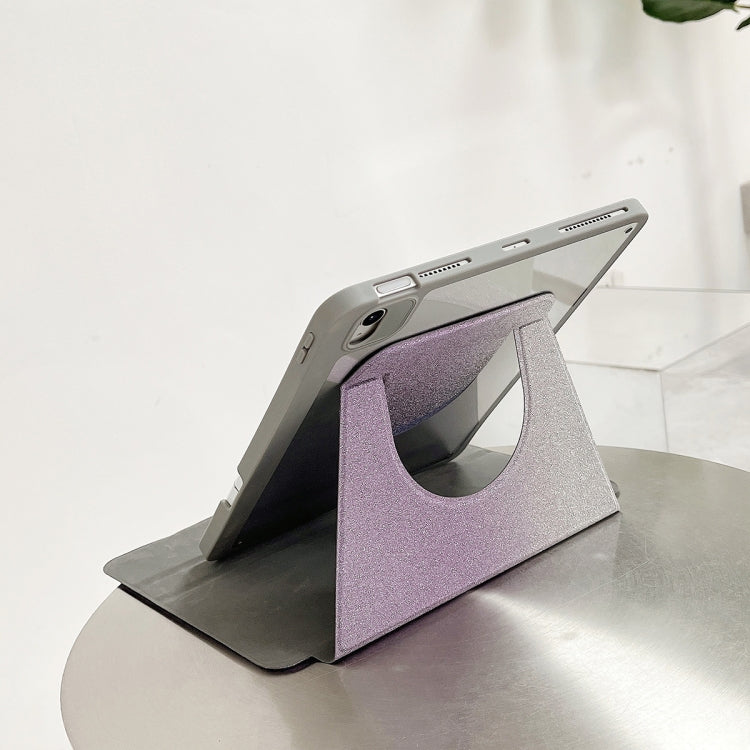 For iPad Air 11 2025 / 2024 / Pro 11 Gradient Glitter Magnetic Split Leather Tablet Case(Purple) - iPad Pro 11 (2022/2021) Cases by buy2fix | Online Shopping UK | buy2fix