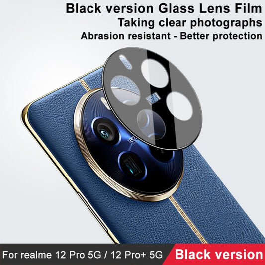 For Realme 12 Pro 5G / 12 Pro+ 5G IMAK Rear Camera Lens Glass Film Black Version by imak