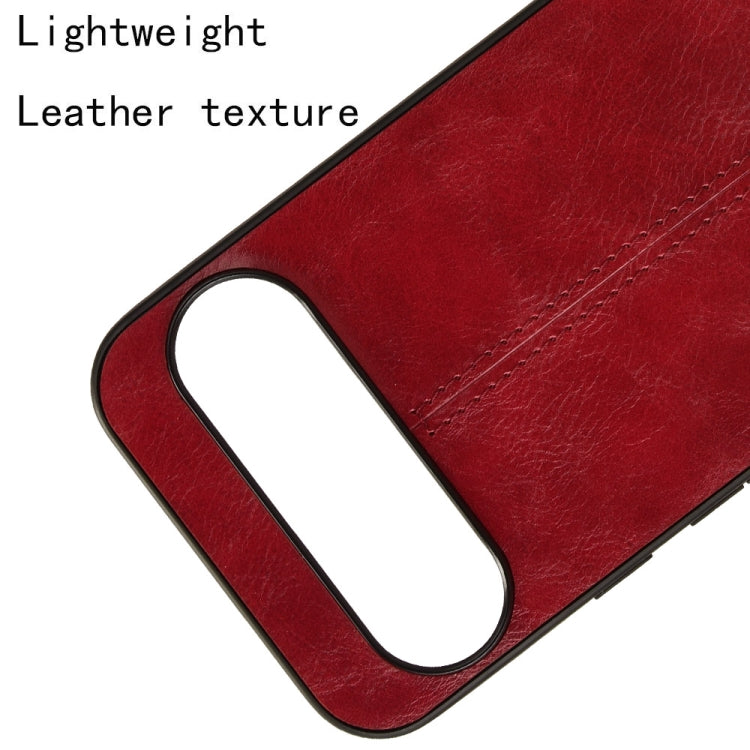 For Google Pixel 9 / Pixel 9 Pro Cow Pattern Sewing Back Cover Phone Case(Red) by buy2fix