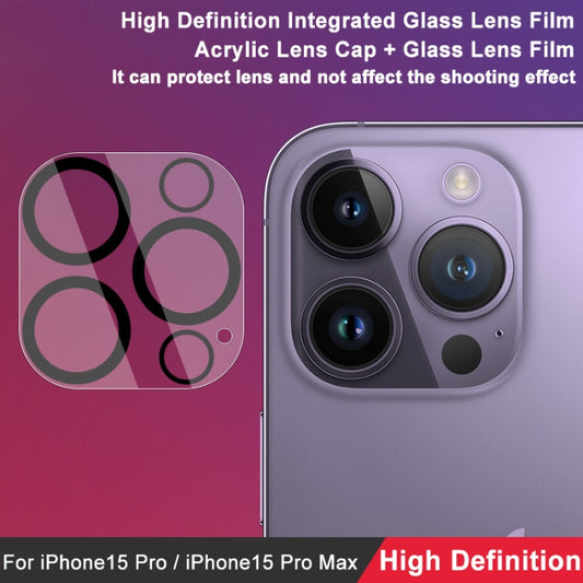 For iPhone 15 Pro / 15 Pro Max imak High Definition Integrated Glass Lens Film by imak
