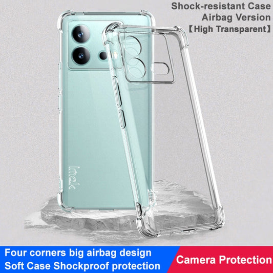For vivo iQOO Neo8 5G / Neo8 Pro 5G imak Shockproof Airbag TPU Phone Case(Transparent) by imak