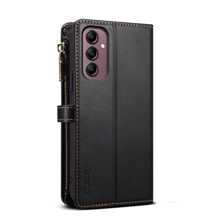 For Samsung Galaxy S23 FE 5G ESEBLE Star Series Lanyard Zipper Wallet RFID Leather Case(Black) - Galaxy S23 FE 5G Cases by ESEBLE | Online Shopping UK | buy2fix