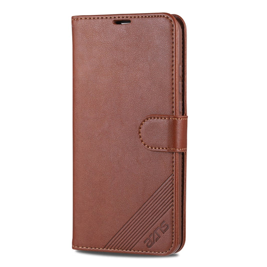 For Huawei Nova 5 / 5 Pro AZNS Sheepskin Texture Horizontal Flip Leather Case with Holder & Card Slots & Wallet(Brown) - Huawei Cases by AZNS | Online Shopping UK | buy2fix