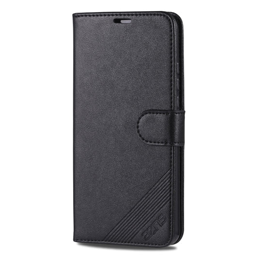 For Huawei Nova 5i / P20 Lite(2019) AZNS Sheepskin Texture Horizontal Flip Leather Case with Holder & Card Slots & Wallet(Black) - Huawei Cases by AZNS | Online Shopping UK | buy2fix