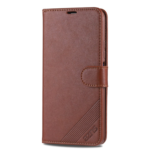 For Huawei Nova 6 AZNS Sheepskin Texture Horizontal Flip Leather Case with Holder & Card Slots & Wallet(Brown) - Huawei Cases by AZNS | Online Shopping UK | buy2fix