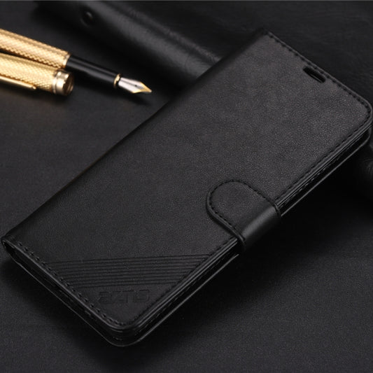 For Huawei P30 Pro AZNS Sheepskin Texture Horizontal Flip Leather Case with Holder & Card Slots & Wallet(Black) - Huawei Cases by AZNS | Online Shopping UK | buy2fix