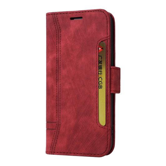 For Samsung Galaxy S24 BETOPNICE Dual-side Buckle Leather Phone Case(Red) by BETOPNICE