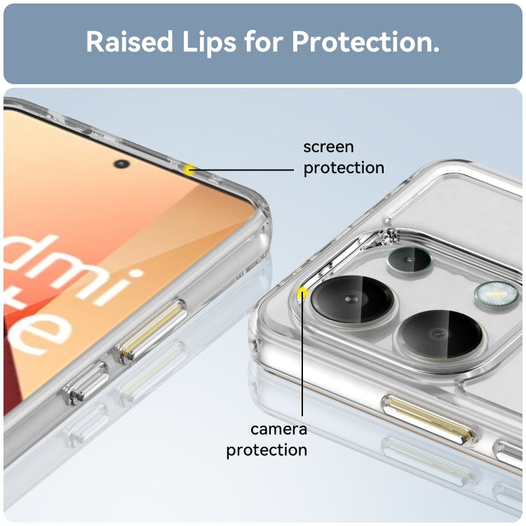 For Xiaomi Redmi Note 13 4G Candy Series TPU Phone Case(Transparent) - Xiaomi Cases by buy2fix | Online Shopping UK | buy2fix