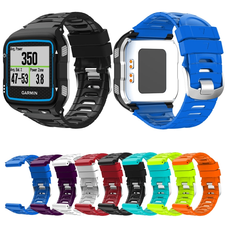 For Garmin Forerunner 920XT Solid Color Silicone Replacement Watch Band(White) by buy2fix
