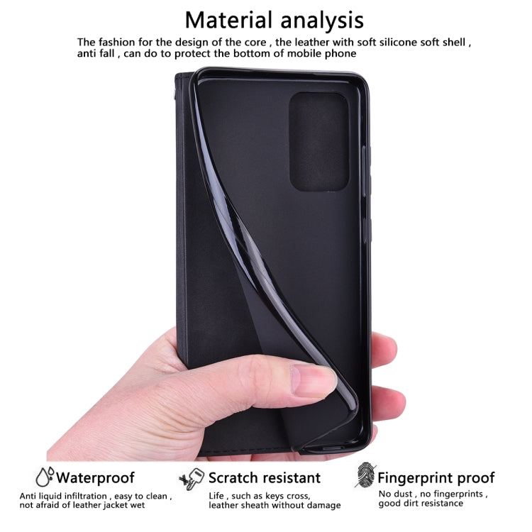 For Xiaomi Redmi Note 13 Pro 4G Frosted Business Magnetic Horizontal Flip PU Phone Case(Black) by buy2fix