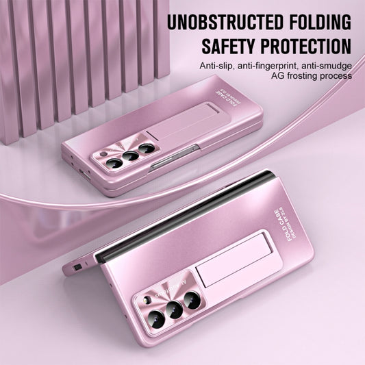 For Samsung Galaxy Z Fold5 5G Integrated AG Matte Folding Phone Case(Pink) - Galaxy Z Fold5 Cases by buy2fix | Online Shopping UK | buy2fix