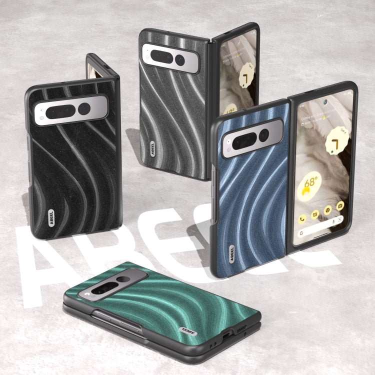 For Google Pixel Fold ABEEL Galactic Pattern Protective Phone Case(Green) by buy2fix