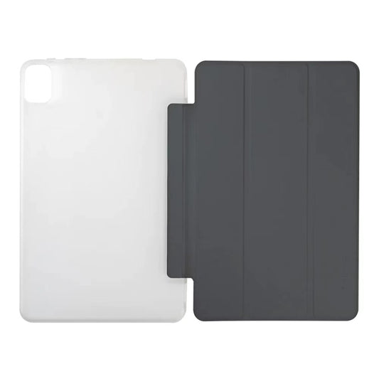 For Teclast T40S 3-Fold Holder Folio Leather Tablet Smart Case(Grey) - Teclast by TECLAST | Online Shopping UK | buy2fix