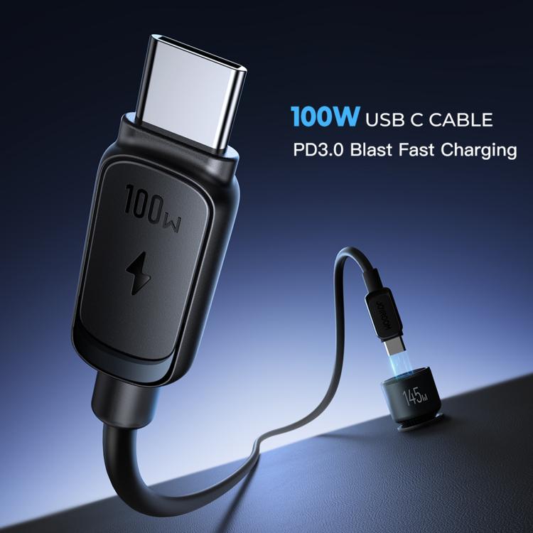 JOYROOM JR-CCN07 145W Dual PD+QC3.0 3-Port Car Charger(Dark Gray) - Car Charger by JOYROOM | Online Shopping UK | buy2fix