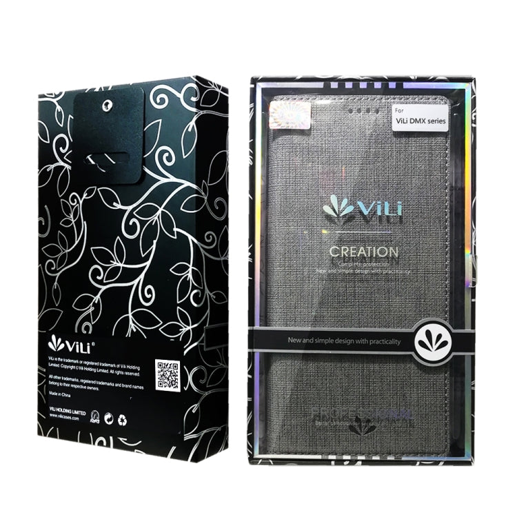 For Sony Xperia L4 ViLi Shockproof TPU + PU Horizontal Flip Protective Case with Card Slot & Holder(Grey) - Sony Cases by ViLi | Online Shopping UK | buy2fix