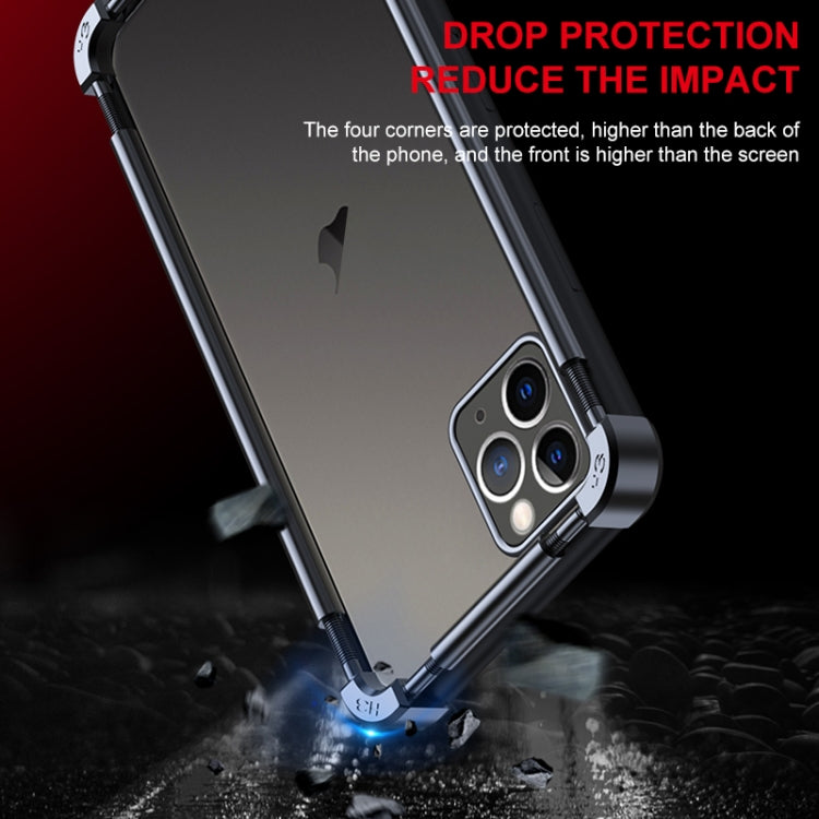 For iPhone 15 Pro Machinist Metal Phone Protective Frame(Black) - iPhone 15 Pro Cases by buy2fix | Online Shopping UK | buy2fix