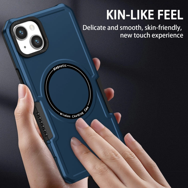 For iPhone 15 Plus Shockproof Armor MagSafe Phone Case(Dark Blue) - iPhone 15 Plus Cases by buy2fix | Online Shopping UK | buy2fix