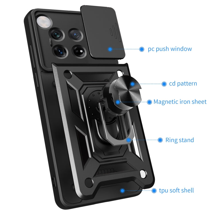 For OnePlus 12 5G Global Sliding Camera Cover Design TPU Hybrid PC Phone Case(Mint Green) - OnePlus Cases by buy2fix | Online Shopping UK | buy2fix