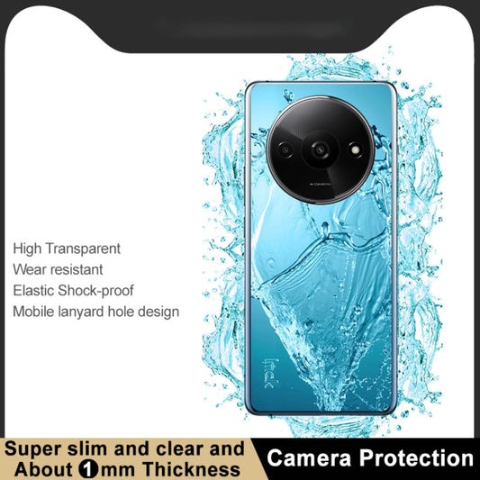 For Xiaomi Redmi A3 4G imak UX-5 Series Transparent Shockproof TPU Protective Case(Transparent) by imak