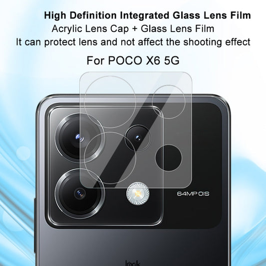 For Xiaomi Poco X6 5G imak High Definition Integrated Glass Lens Film by imak