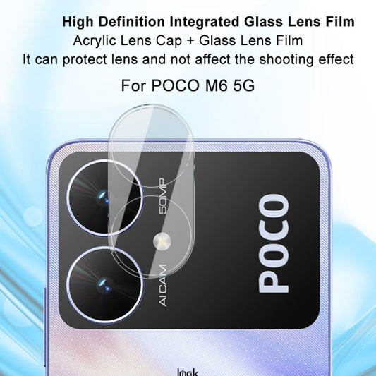 For Xiaomi Poco M6 5G imak High Definition Integrated Glass Lens Film by imak