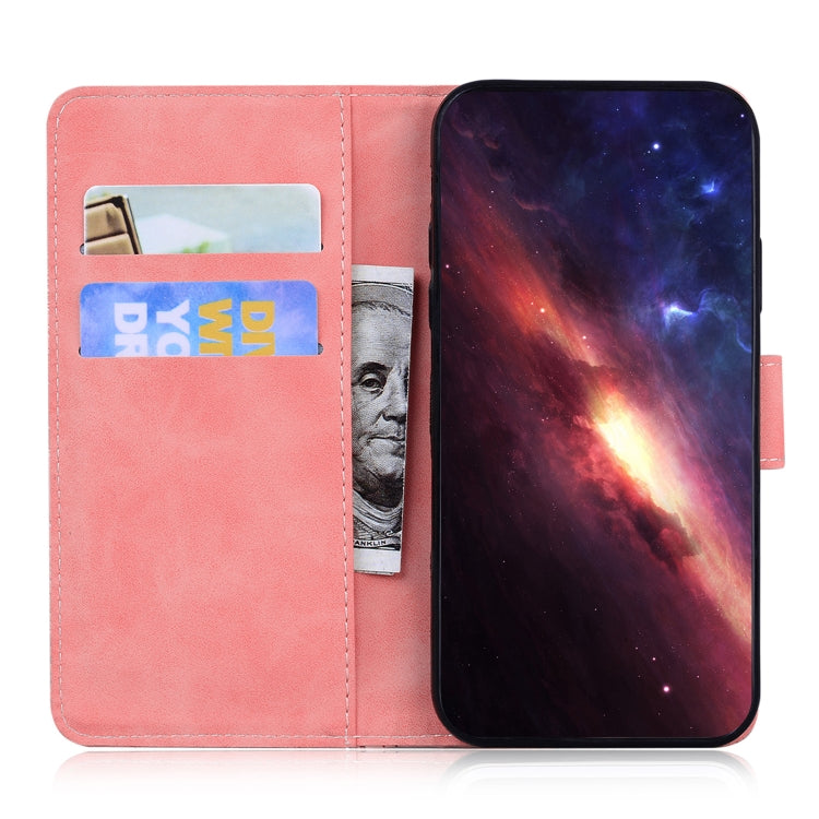 For Xiaomi Redmi K70E / Poco X6 Pro Tiger Embossing Pattern Leather Phone Case(Pink) - Xiaomi Cases by buy2fix | Online Shopping UK | buy2fix