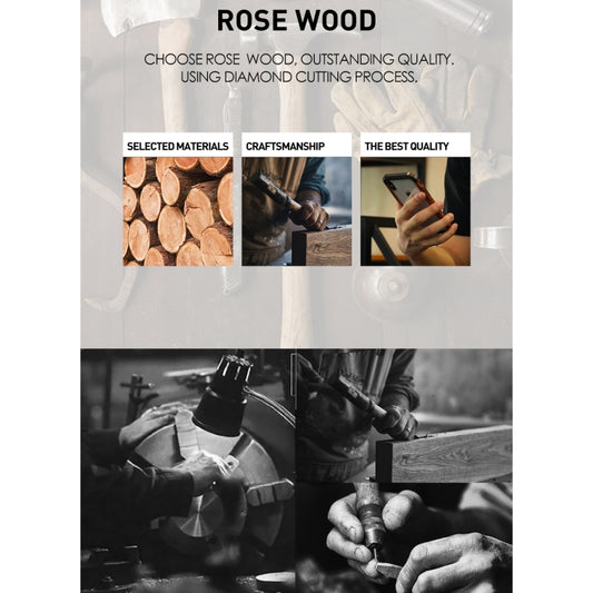 For iPhone 11 R-JUST Metal + Wood Frame Protective Case by R-JUST