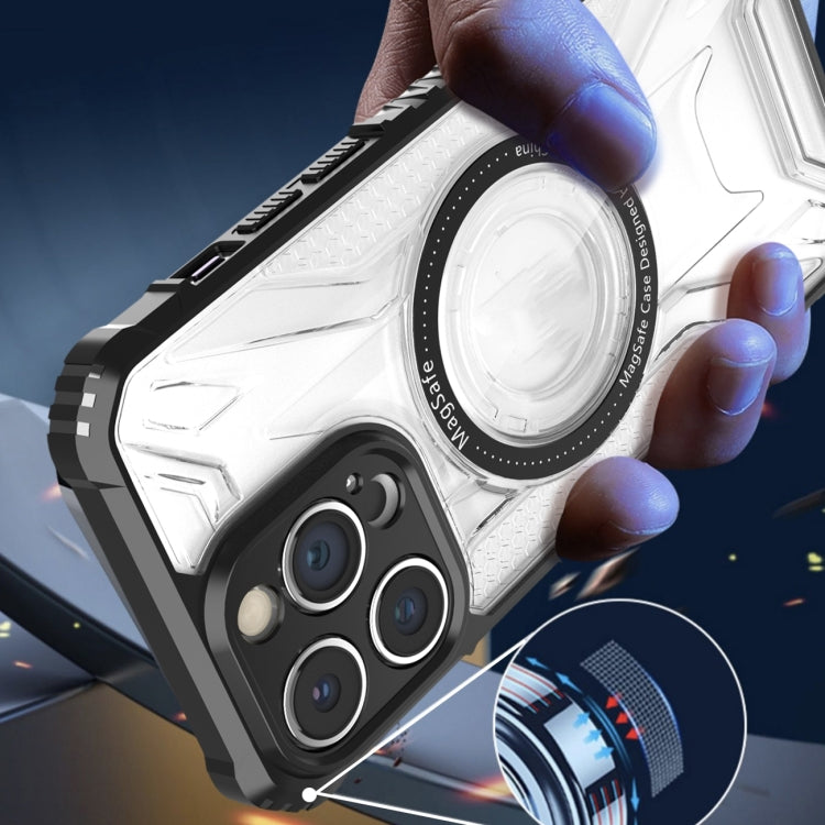 For iPhone 15 Pro Double-sided Non-slip PC+TPU Magsafe Magnetic Phone Case(Royal Blue) by buy2fix