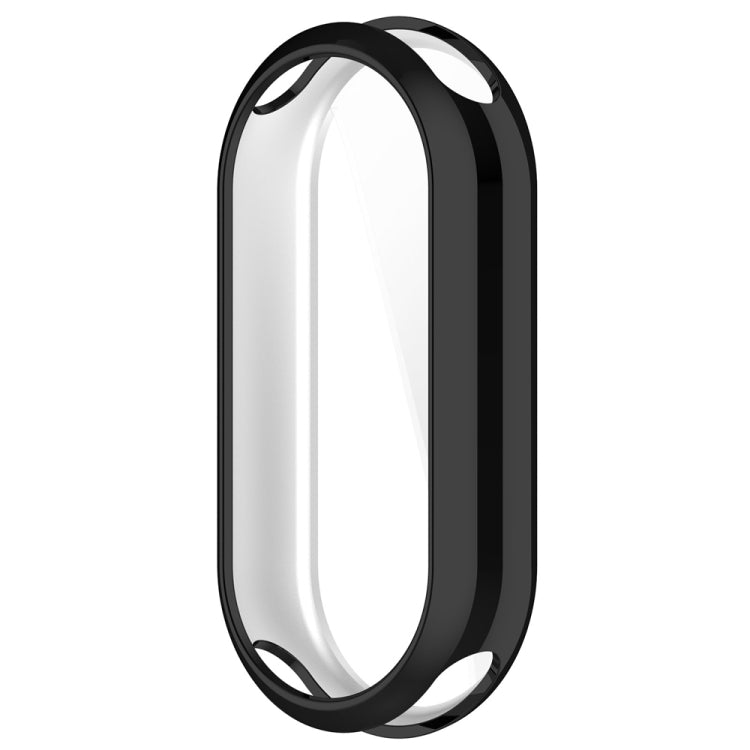 For Xiaomi Mi Band 8 / 9 Ceramic / 10 Ceramic Full Coverage TPU Electroplating Watch Protective Cover(Black) - Watch Cases by buy2fix | Online Shopping UK | buy2fix
