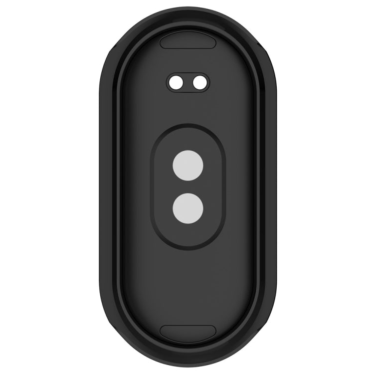 For Xiaomi Mi Band 8 / 9 Ceramic / 10 Ceramic Full Coverage TPU Electroplating Watch Protective Cover(Black) - Watch Cases by buy2fix | Online Shopping UK | buy2fix