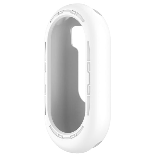 For Xiaomi Mi Band 8 Pure Color Silicone Watch Protective Case(White) by buy2fix