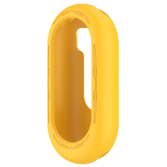 For Xiaomi Mi Band 8 Pure Color Silicone Watch Protective Case(Yellow) by buy2fix