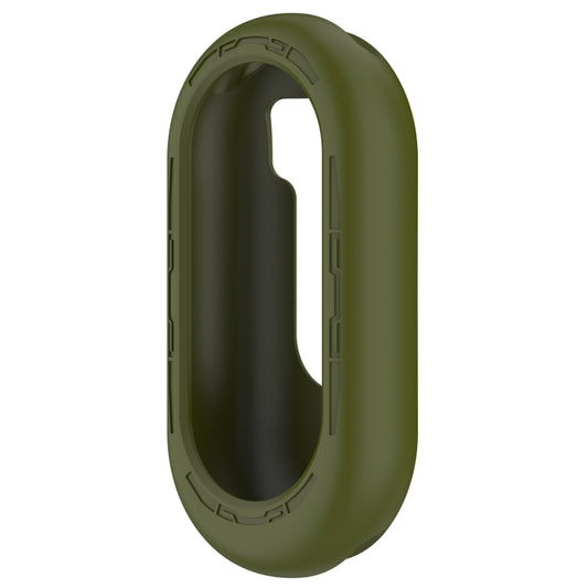 For Xiaomi Mi Band 8 Pure Color Silicone Watch Protective Case(Army Green) by buy2fix